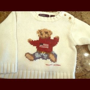 Ralph Lauren Polo Bear toddler sweater